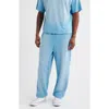 Elwood Core Organic Cotton Brushed Terry Sweatpants In Blue