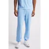 Elwood Core Organic Cotton Brushed Terry Sweatpants In Vintage Baby Blue