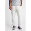 Elwood Core Organic Cotton Brushed Terry Sweatpants In Vintage Snow Heather