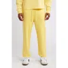 Elwood Core Organic Cotton Brushed Terry Sweatpants In Vintage Yellow