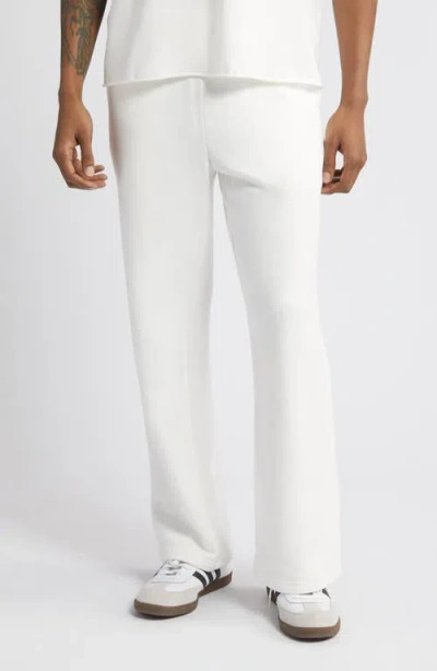 Elwood Core Organic Cotton Straight Leg Sweatpants In Transparent