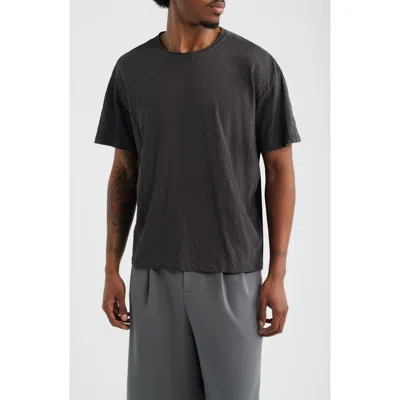Elwood Core Oversize Cotton Jersey T-shirt In Gray