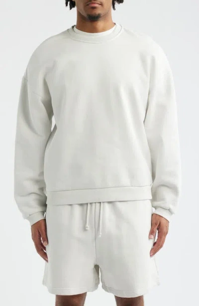 Elwood Core Oversize Crew Sweatshirt In White