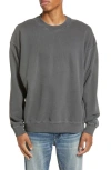 Elwood Core Oversize Crewneck Sweatshirt In Gray
