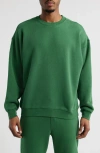 Elwood Core Oversize Crewneck Sweatshirt In Green
