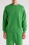 Elwood Core Oversize Crewneck Sweatshirt In Green