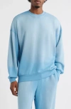 Elwood Core Oversize Crewneck Sweatshirt In Blue