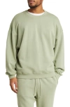 Elwood Core Oversize Crewneck Sweatshirt In Green