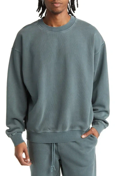 Elwood Core Oversize Crewneck Sweatshirt In Vintage Slate