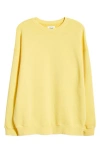 Elwood Core Oversize Crewneck Sweatshirt In Vintage Yellow