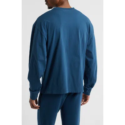 Elwood Core Oversize Long Sleeve T-shirt In Blue