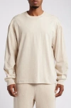 Elwood Core Oversize Long Sleeve T-shirt In Oatmeal
