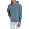 Elwood Core Oversize Organic Cotton Brushed Terry Hoodie In Vintage Navy