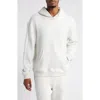 Elwood Core Oversize Organic Cotton Brushed Terry Hoodie In Vintage Snow Heather