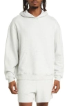 Elwood Core Oversize Organic Cotton Brushed Terry Hoodie In White