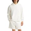 Elwood Core Oversize Organic Cotton Brushed Terry Hoodie In White