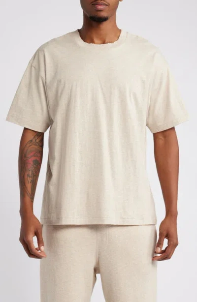Elwood Core Oversize Organic Cotton Jersey T-shirt In Neutral