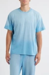 Elwood Core Oversize Organic Cotton Jersey T-shirt In Blue