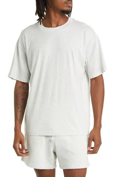 Elwood Core Oversize Organic Cotton Jersey T-shirt In Ash Grey
