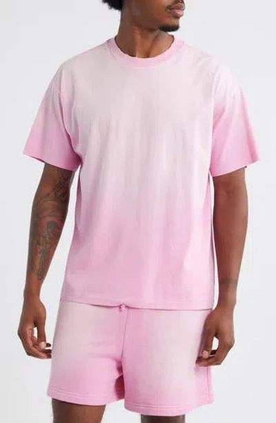 Elwood Core Oversize Organic Cotton Jersey T-shirt In Sun Faded Pink