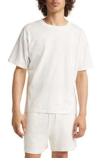 Elwood Core Oversize Organic Cotton Jersey T-shirt In White