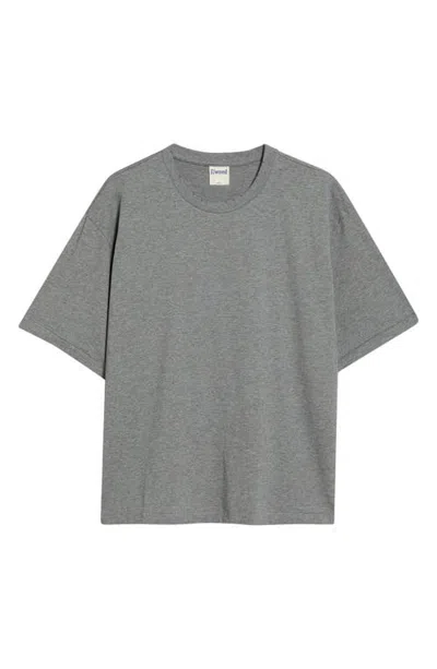Elwood Core Oversize Tee In Dark Ash Grey
