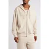 Elwood Core Oversize Terry Full Zip Hoodie In Neutral