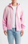 Elwood Core Oversize Terry Full Zip Hoodie In Blue