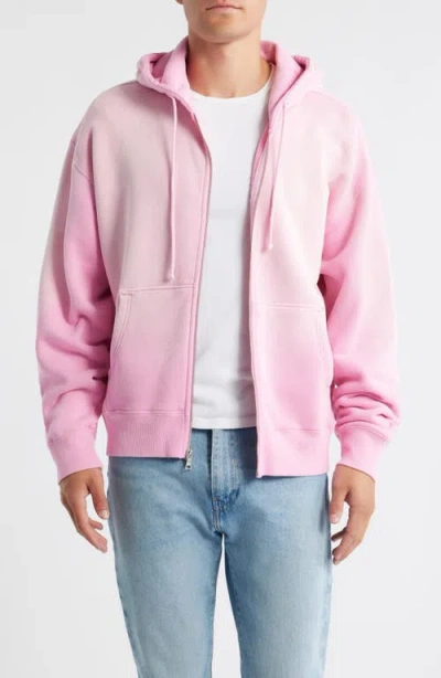 Elwood Core Oversize Terry Full Zip Hoodie In Blue