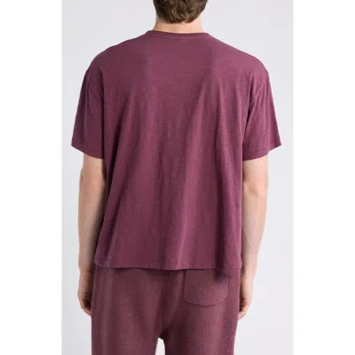 Elwood Core Slub T-shirt In Maroon