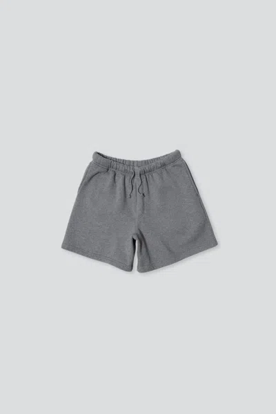 Elwood Core Sweatshort In Dark Ash Grey