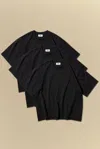 Elwood Core Tee 3 Pack In Black
