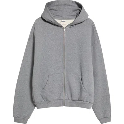 Elwood Core Zip Hoodie In Dark Ash Grey