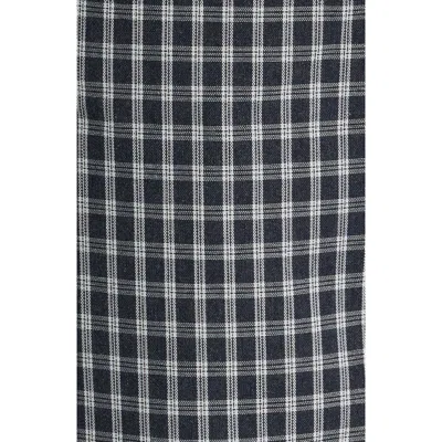 Elwood Cotton Plaid Pants In Vintage Blue Plaid