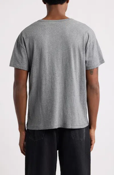 Elwood Crop Cotton T-shirt In Dark Ash Grey