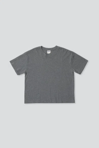 Elwood Crop Hill Tee In Dark Ash Grey