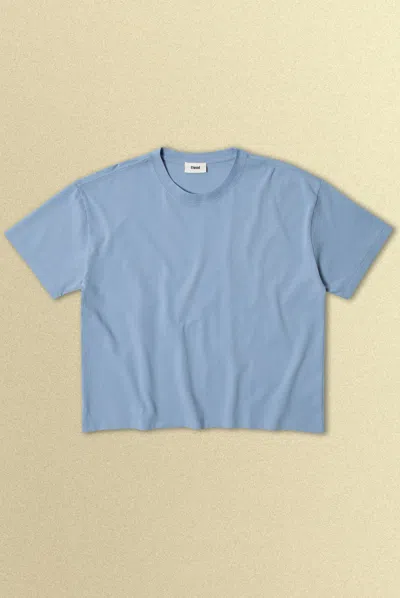 Elwood Crop Hill Tee In Blue