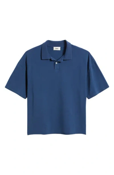 Elwood Crop Uniform Polo In Varsity Blue