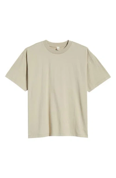 Elwood Distressed Organic Cotton T-shirt In Neutral