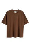 Elwood Dodgy Distressed T-shirt In Walnut