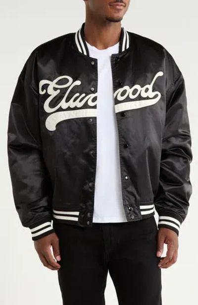 Elwood Dugout Bomber Jacket In Carbon