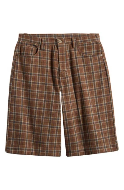 Elwood English Plaid Everyday Shorts In Cobblestone Plaid