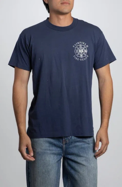 Elwood Fairfield Fire Rescue Tee In Blue
