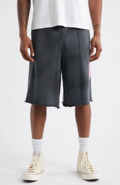 Elwood Fireside Sweat Shorts In Gray