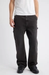 Elwood Industry Cotton Canvas Carpenter Pants In Black