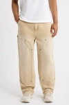 Elwood Industry Cotton Canvas Carpenter Pants In Gray