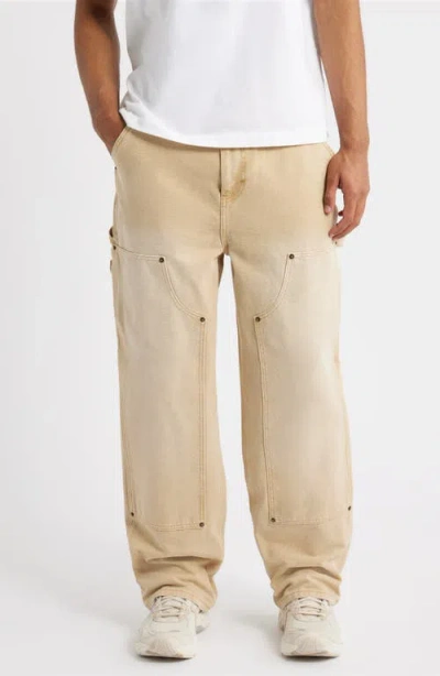 Elwood Industry Cotton Canvas Carpenter Pants In Gray
