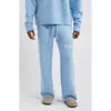 Elwood Intarsia Logo Baggy Sweatpants In Baby Blue