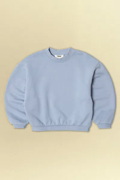Elwood Kids Oversized Core Crewneck In Blue