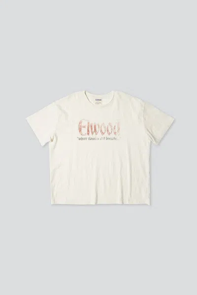 Elwood Leo Tee In White